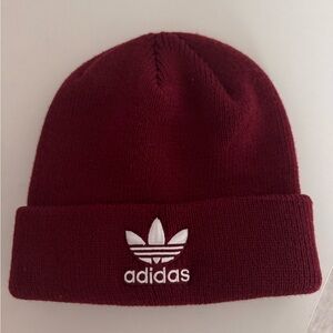 Maroon Adidas Originals beanie